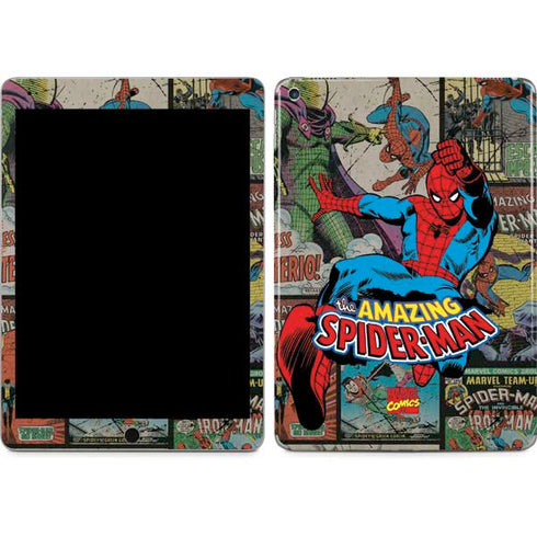 Marvel Classic Comics Amazing Spider-Man Collage  iPad Skins
